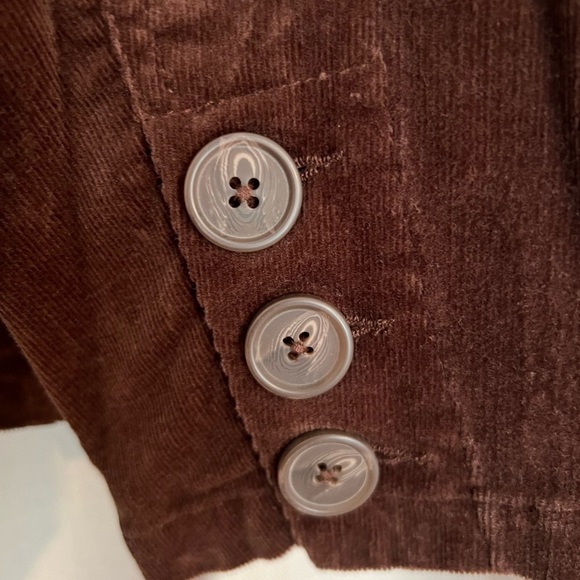 Faded Glory Women’s Plus Brown Corduroy Blazer Jacket 18W/20W - Picture 5 of 7